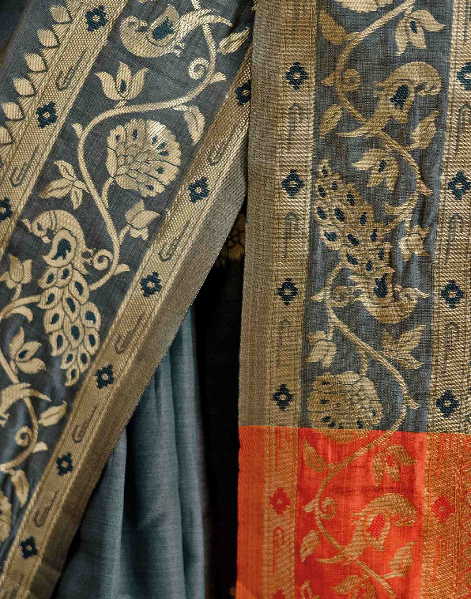 Rama Green Silk Woven Paithani Saree
