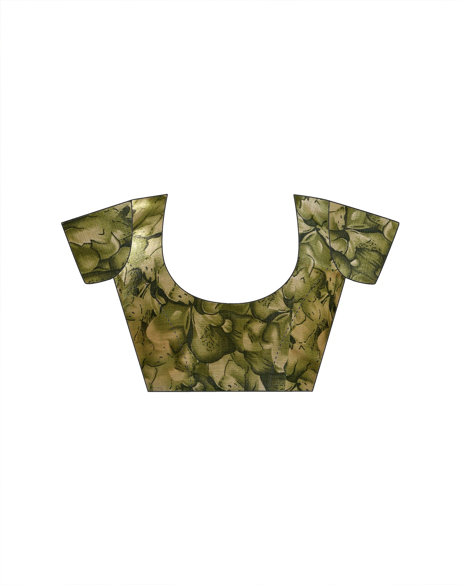 Off White Khadi Printed Saree