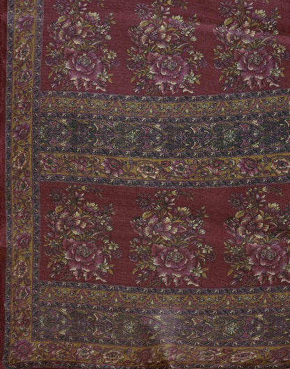 Beige Khadi Printed Saree