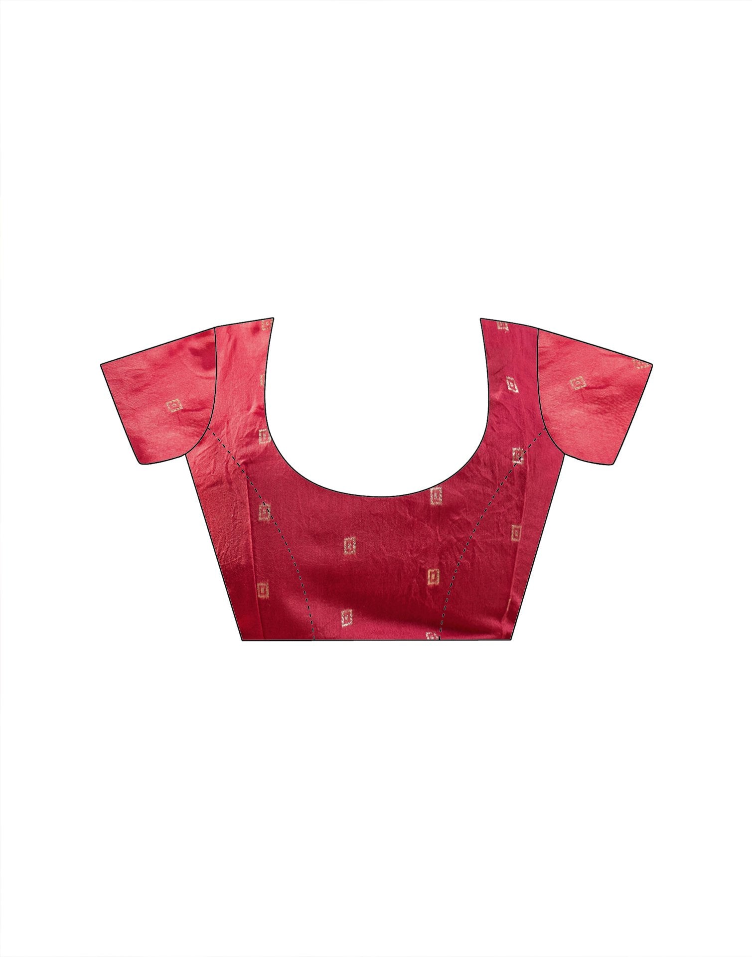 Off White Chiffon Bandhani Printed Embroidery Saree