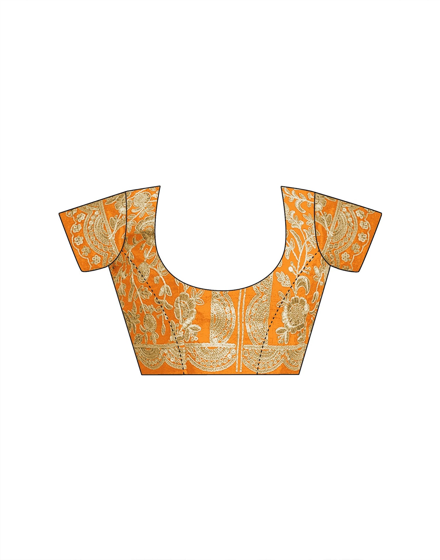 Yellow Georgette Bandhani Printed Saree 