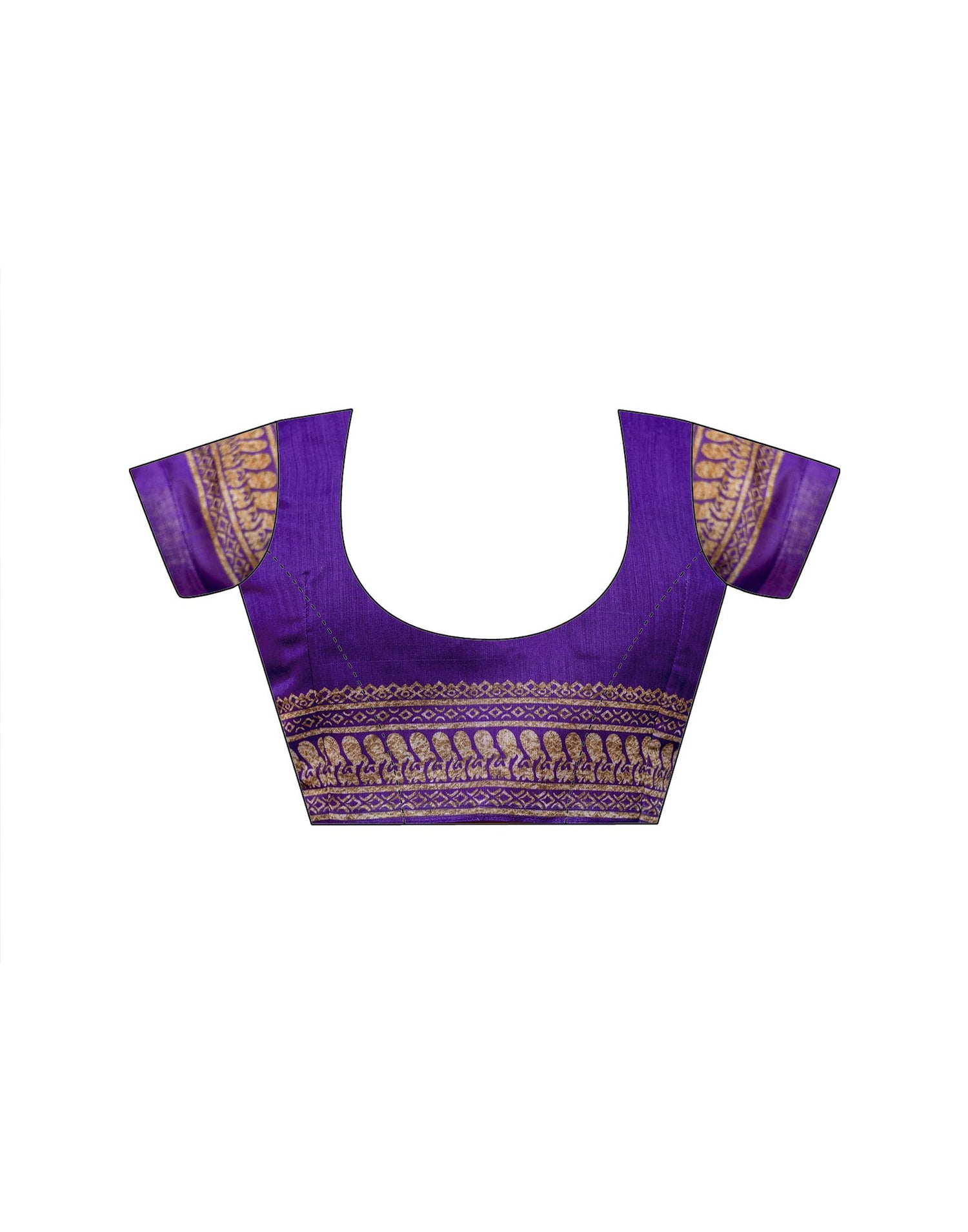 White Linen Printed Saree