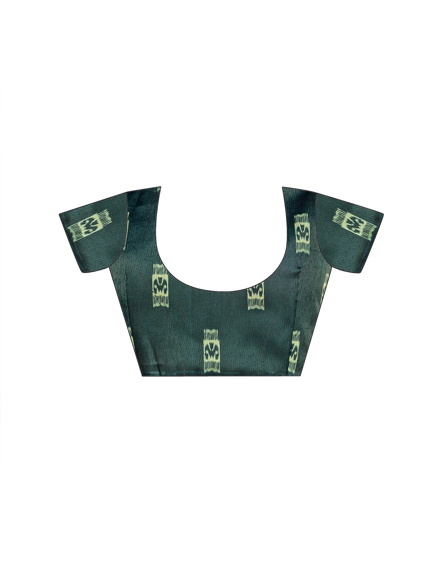 Mint Green Shimmer Silk Printed Saree