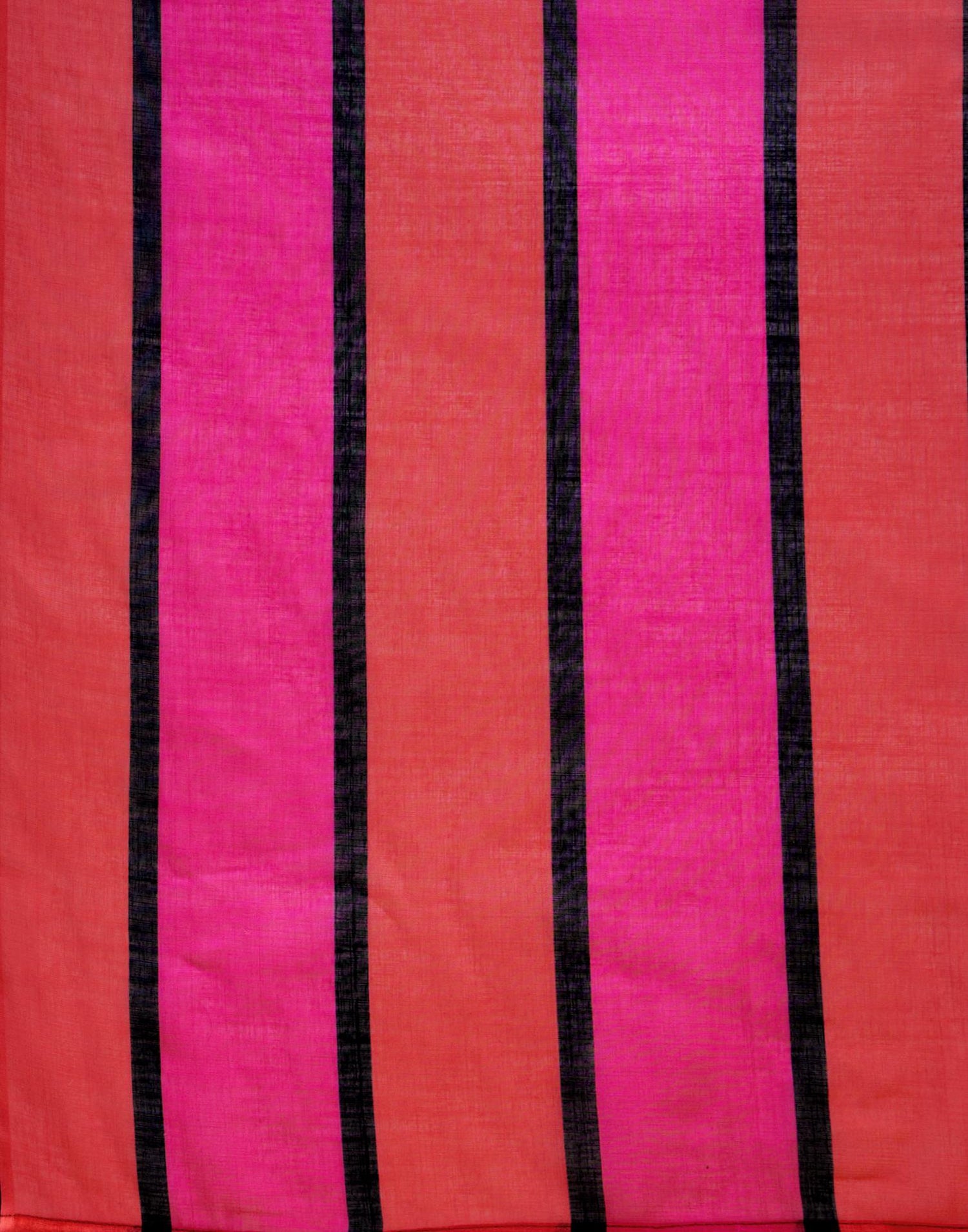 Multicoloured Linen Printed Saree