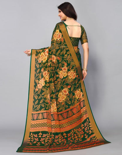 Ready to Wear Multicoloured Brasso Woven Saree