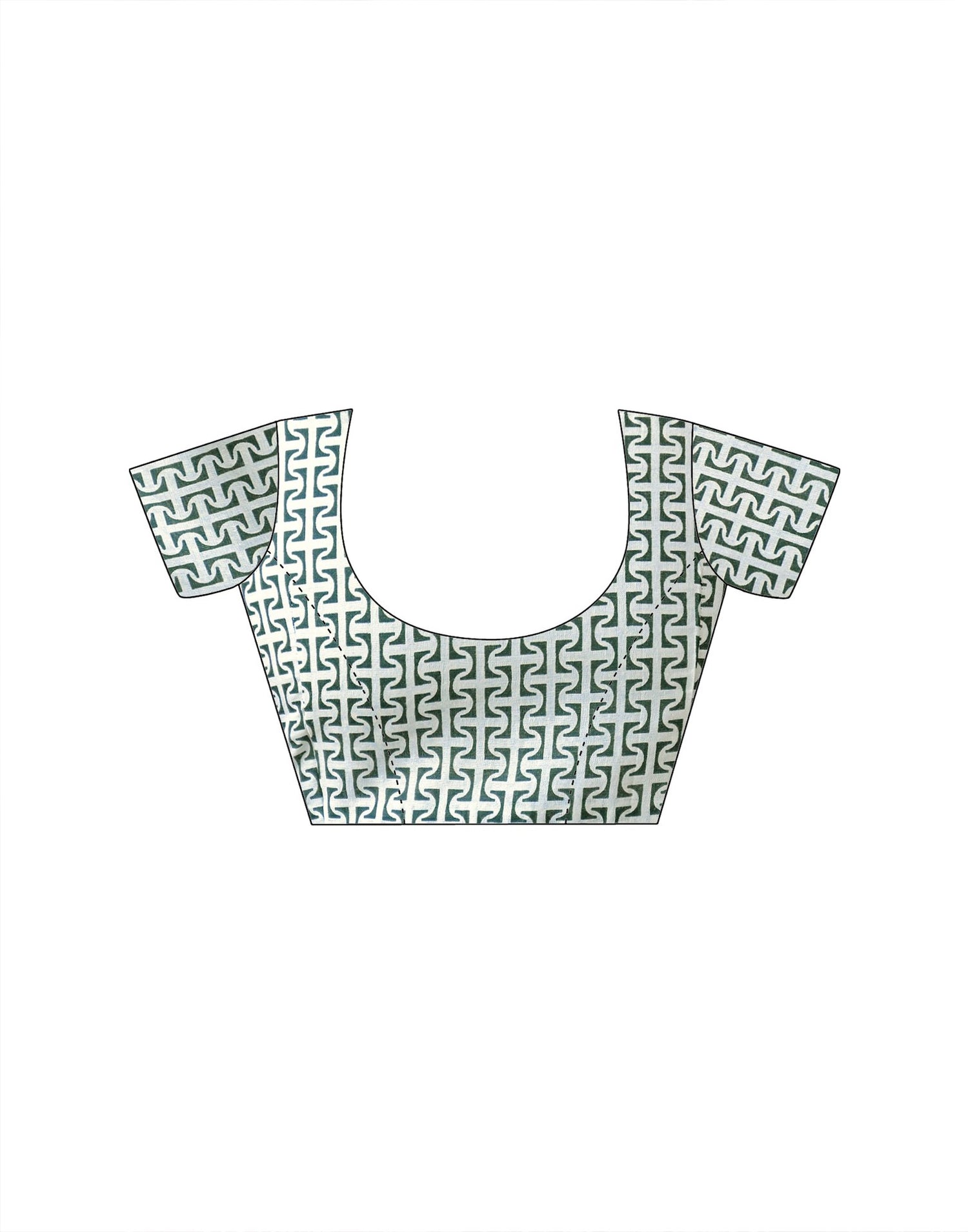 Rani Pink Cotton Printed Saree