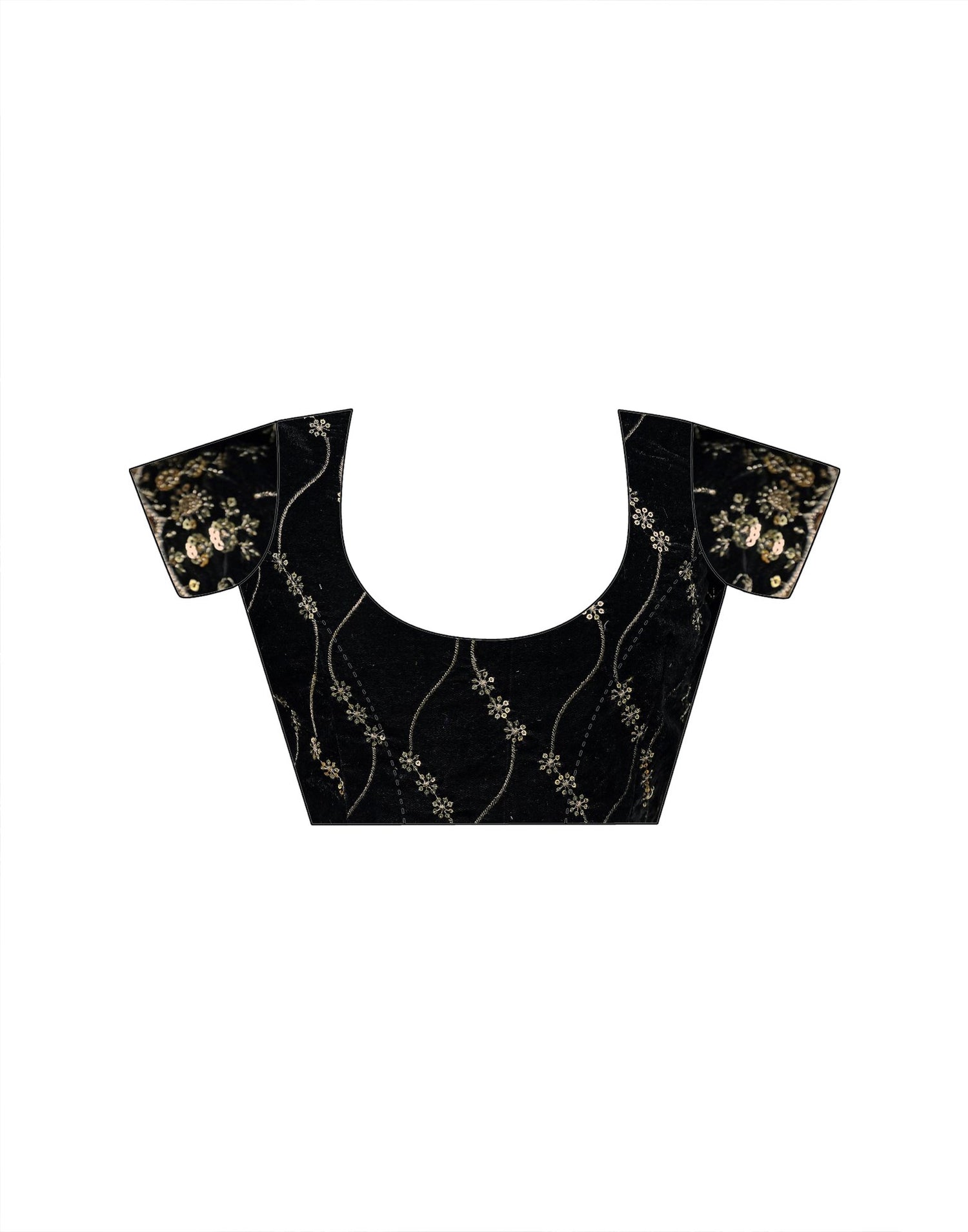 Wine Net Sequence Embroidery Saree