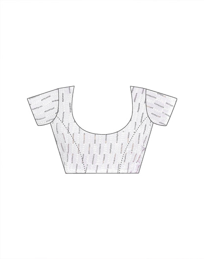 Red Georgette Stone Work Swarovski Saree