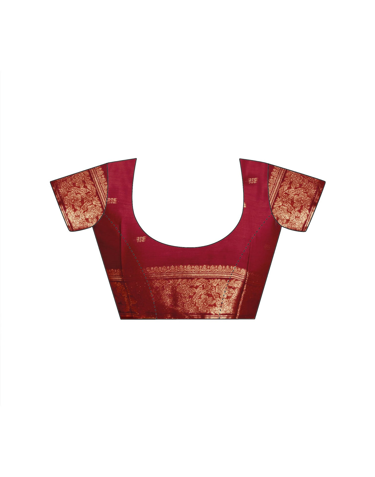 Pink Chanderi Cotton Woven Banarasi Saree