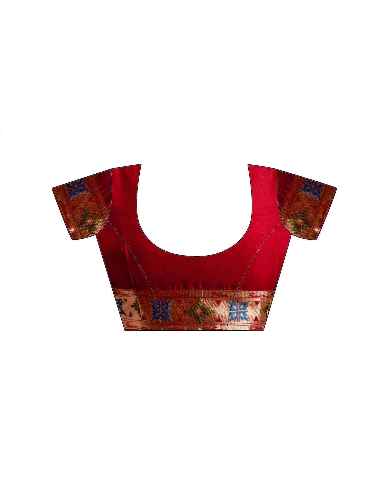 Black Silk Woven Paithani Saree