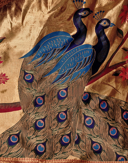 Red Silk Woven Banarasi Saree