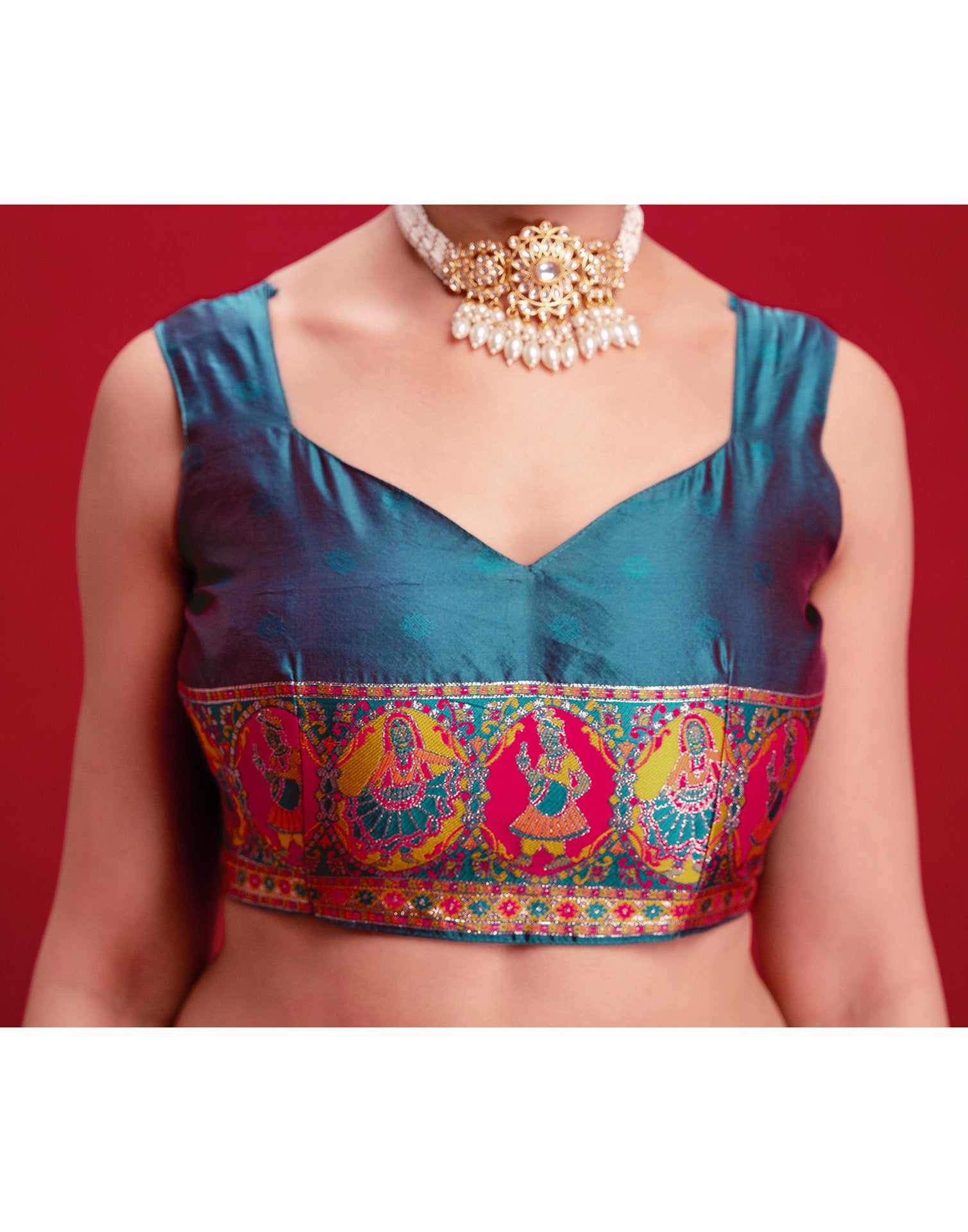 Rani Pink Silk Woven Paithani Saree