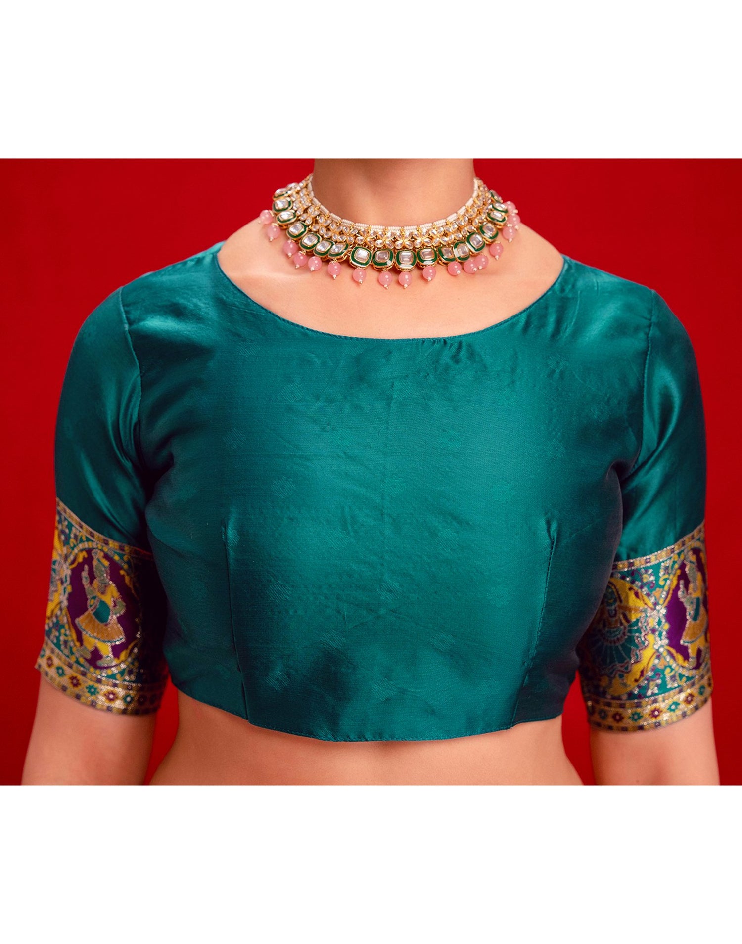 Dark Purple Silk Woven Paithani Saree