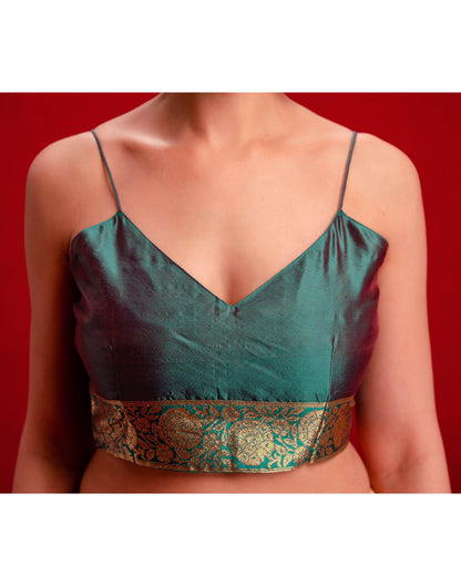 Rani Pink Silk Woven Banarasi Saree