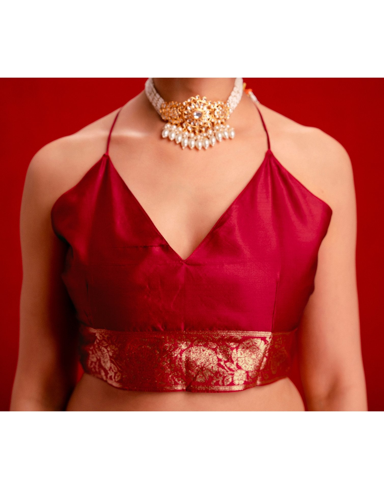 Dark Green Silk Woven Banarasi Saree