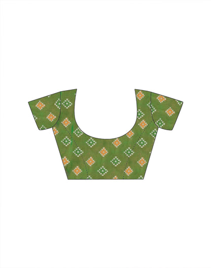 Pink Silk Woven Patola Saree