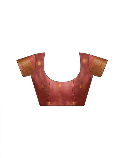 Yellow Silk Printed Saree