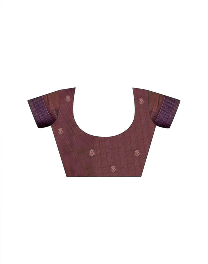 Light Mauve Silk Printed Saree