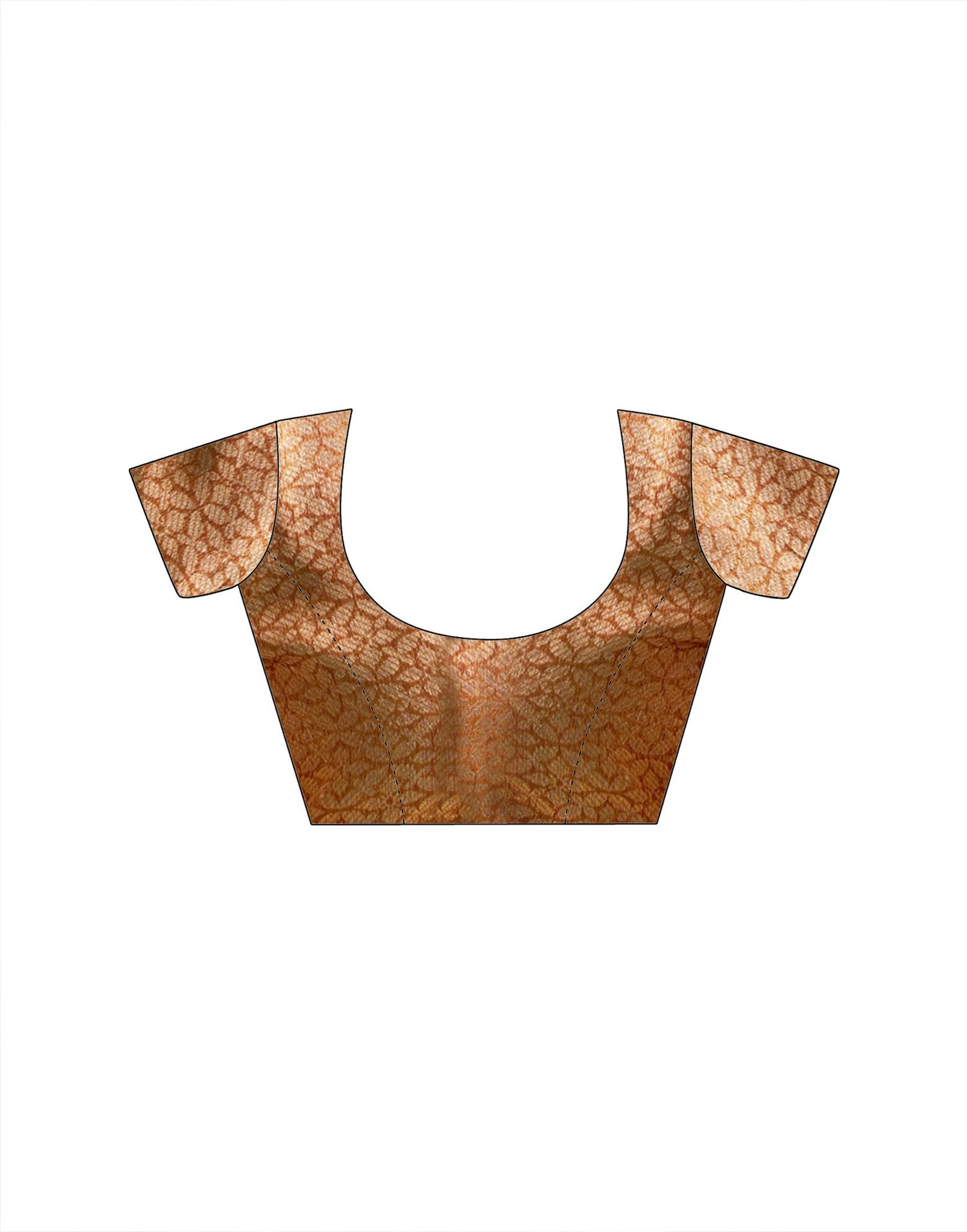 Copper Tissue Silk Woven Saree