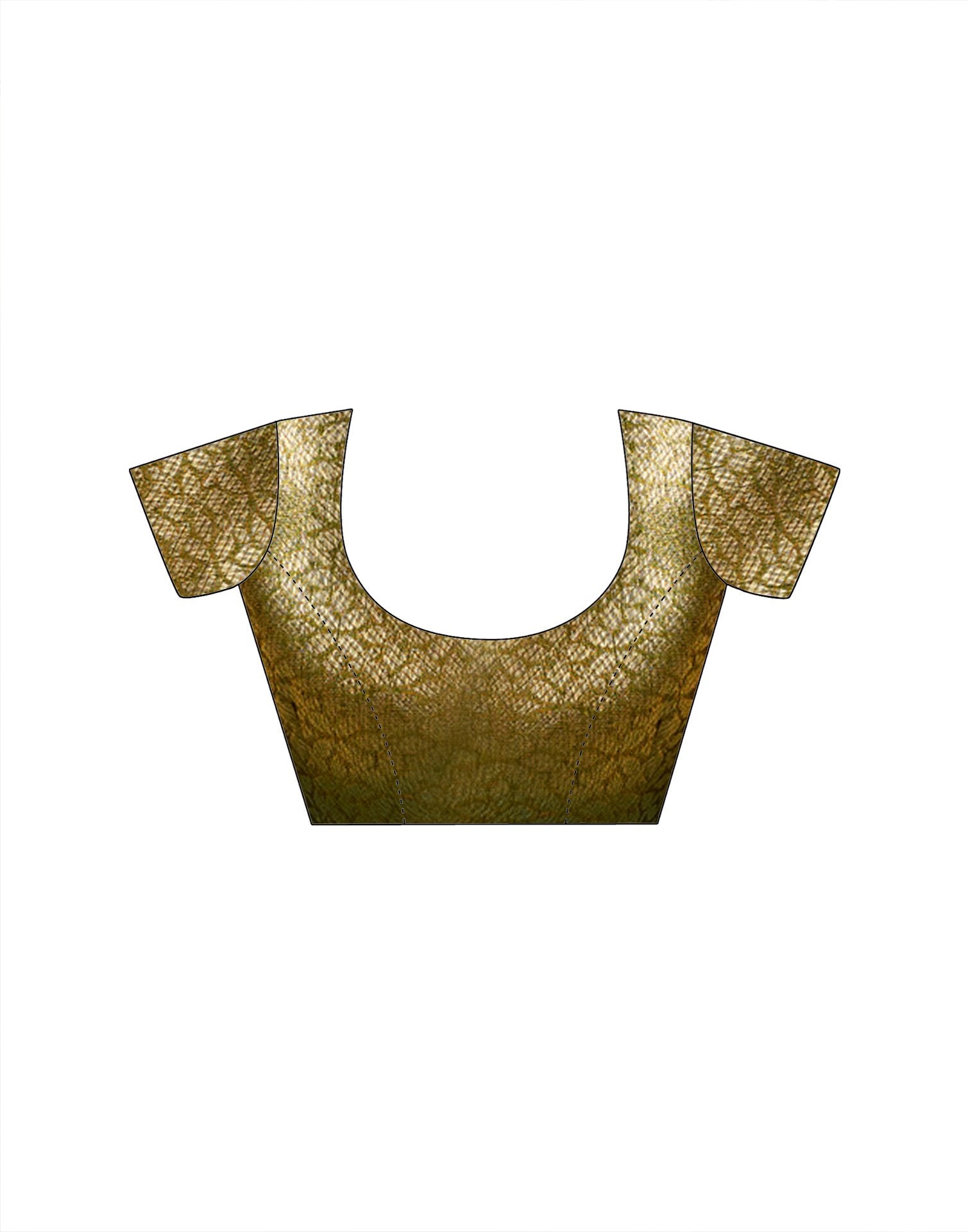 Moss Green Tissue Silk Woven Saree