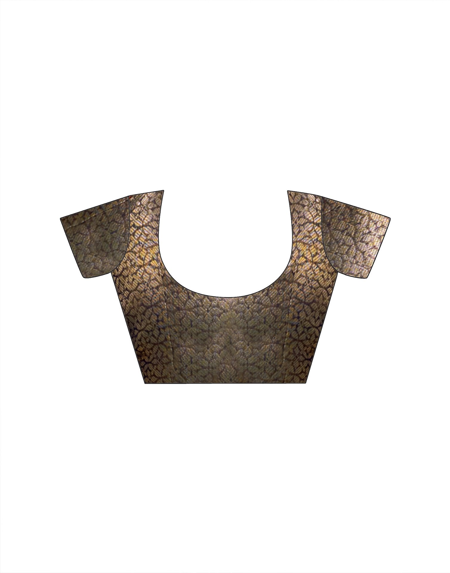 Grey Tissue Silk Woven Saree