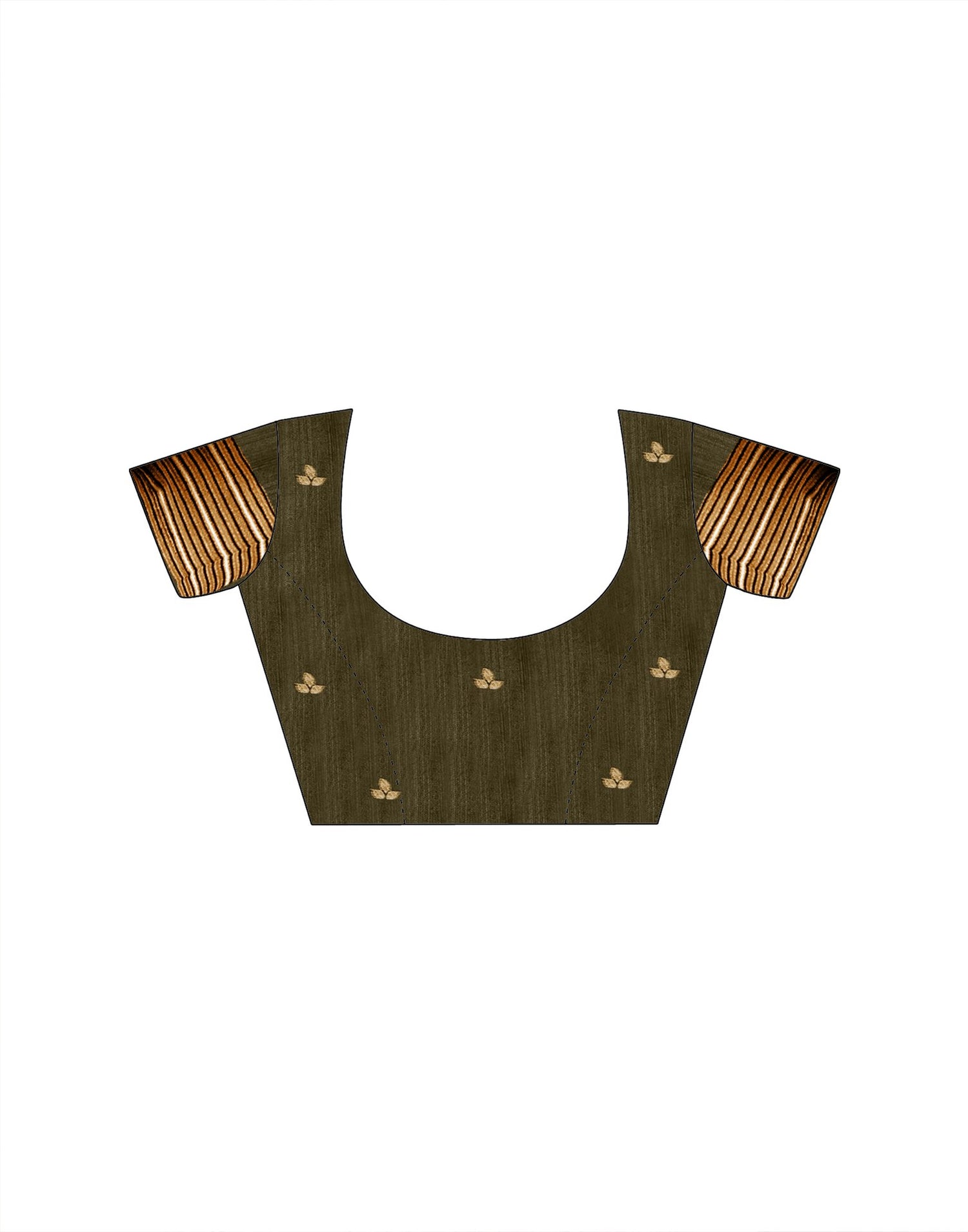 Light Yellow Silk Woven Printed Saree