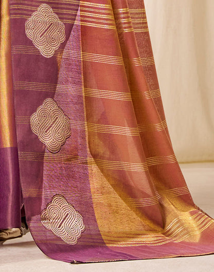Gold Tissue Silk Woven Saree