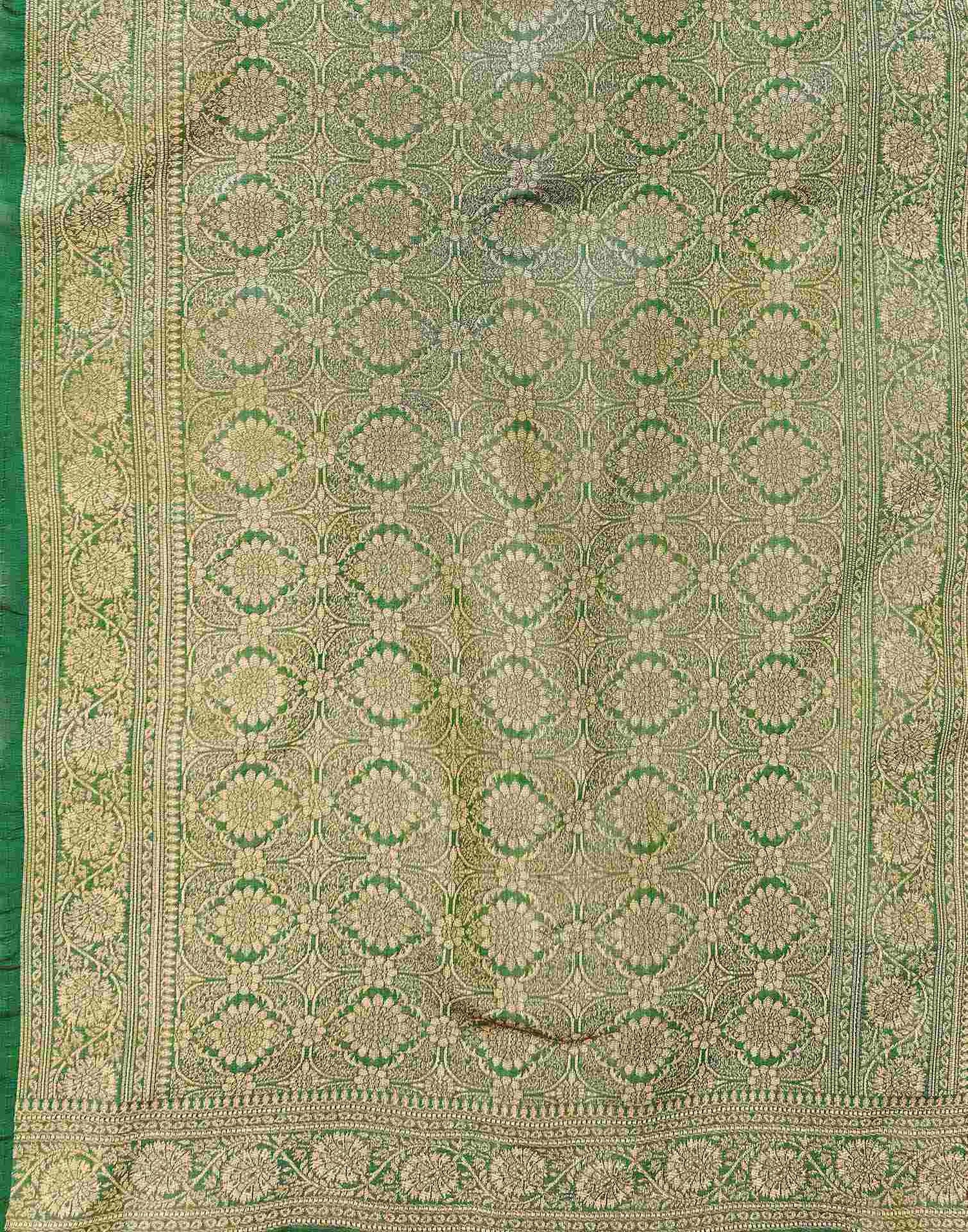 Maroon Shimmer Silk Woven Banarasi Saree