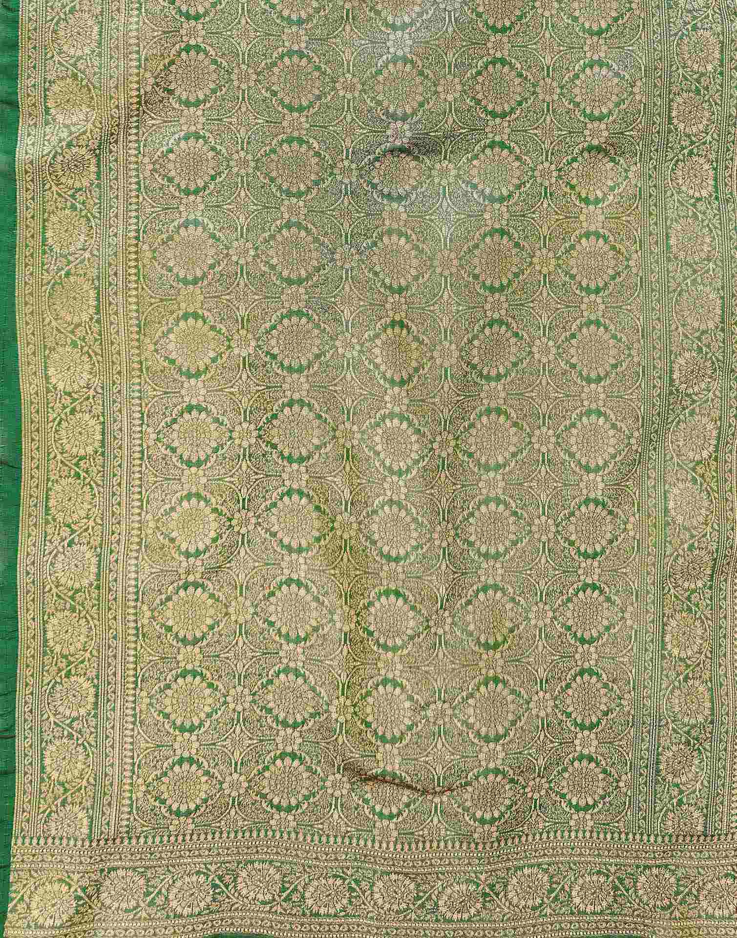 Maroon Shimmer Silk Woven Banarasi Saree