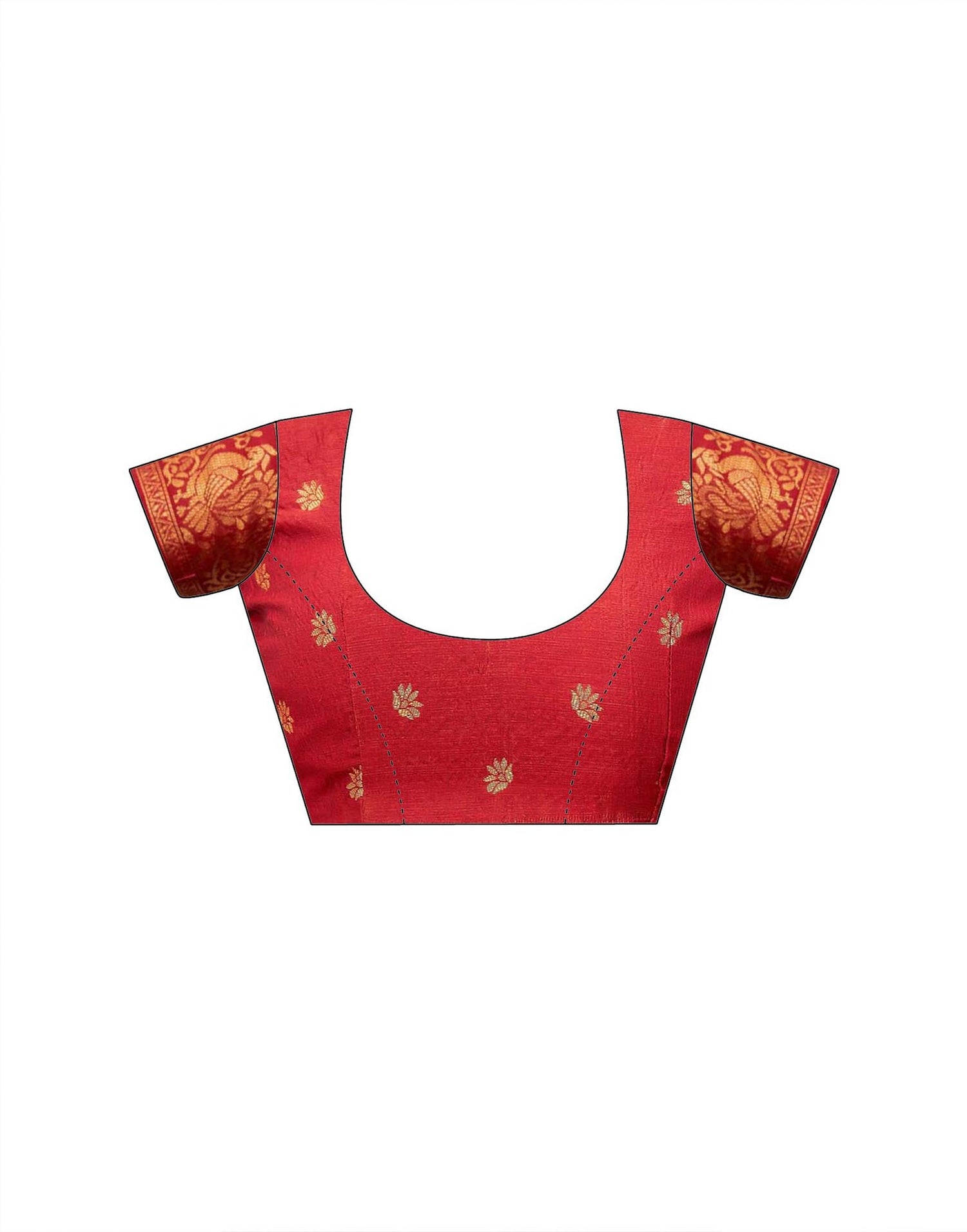 Navy Blue Shimmer Silk Woven Banarasi Saree