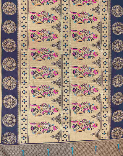 Blue Silk Woven Paithani Saree