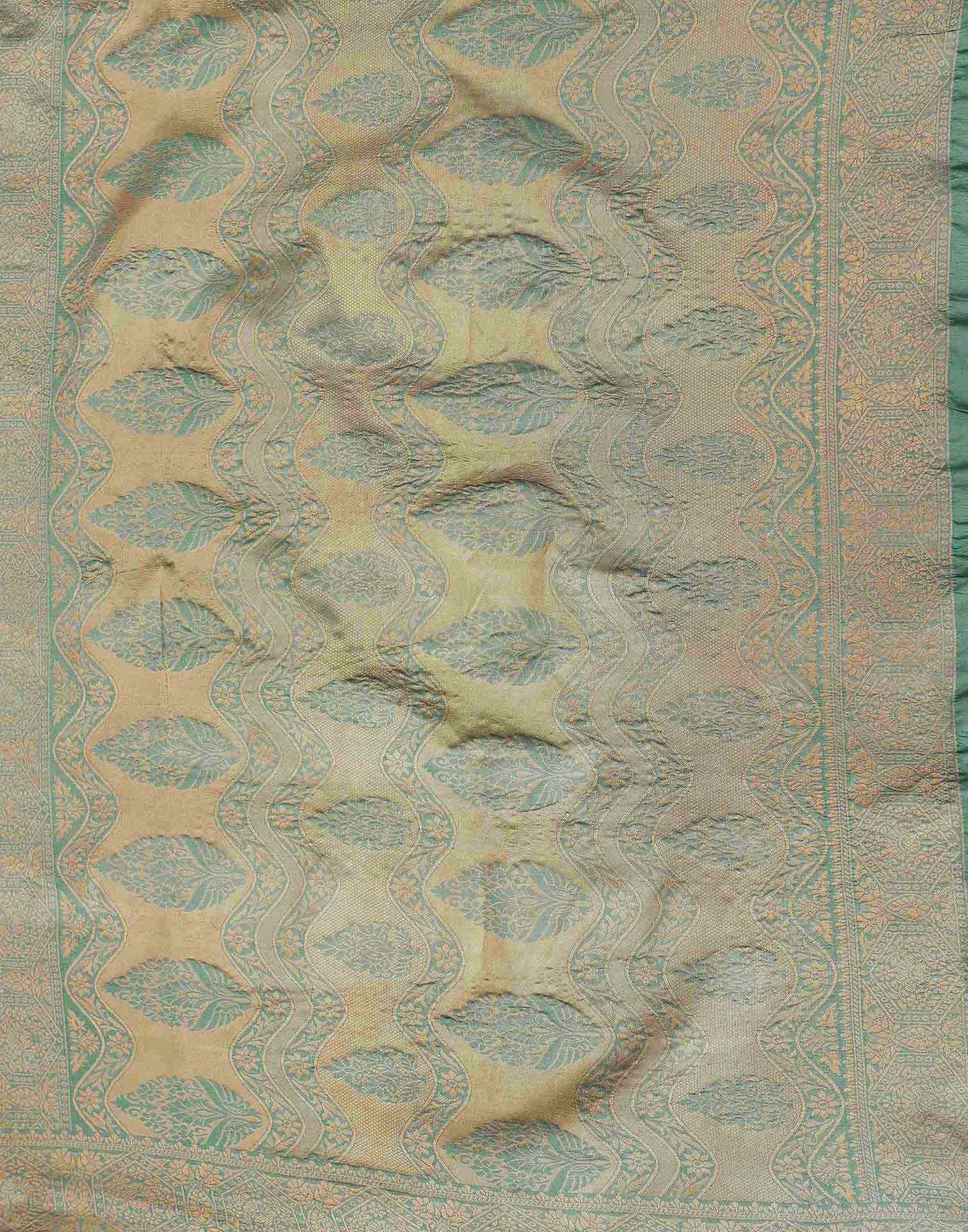Rani Pink Shimmer Silk Woven Banarasi Saree