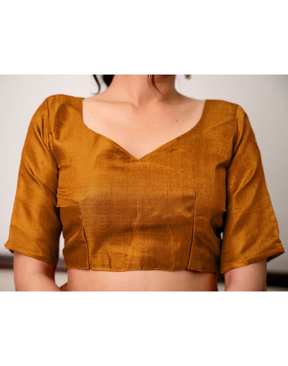 Brown Khadi Bandhani Printed Saree 