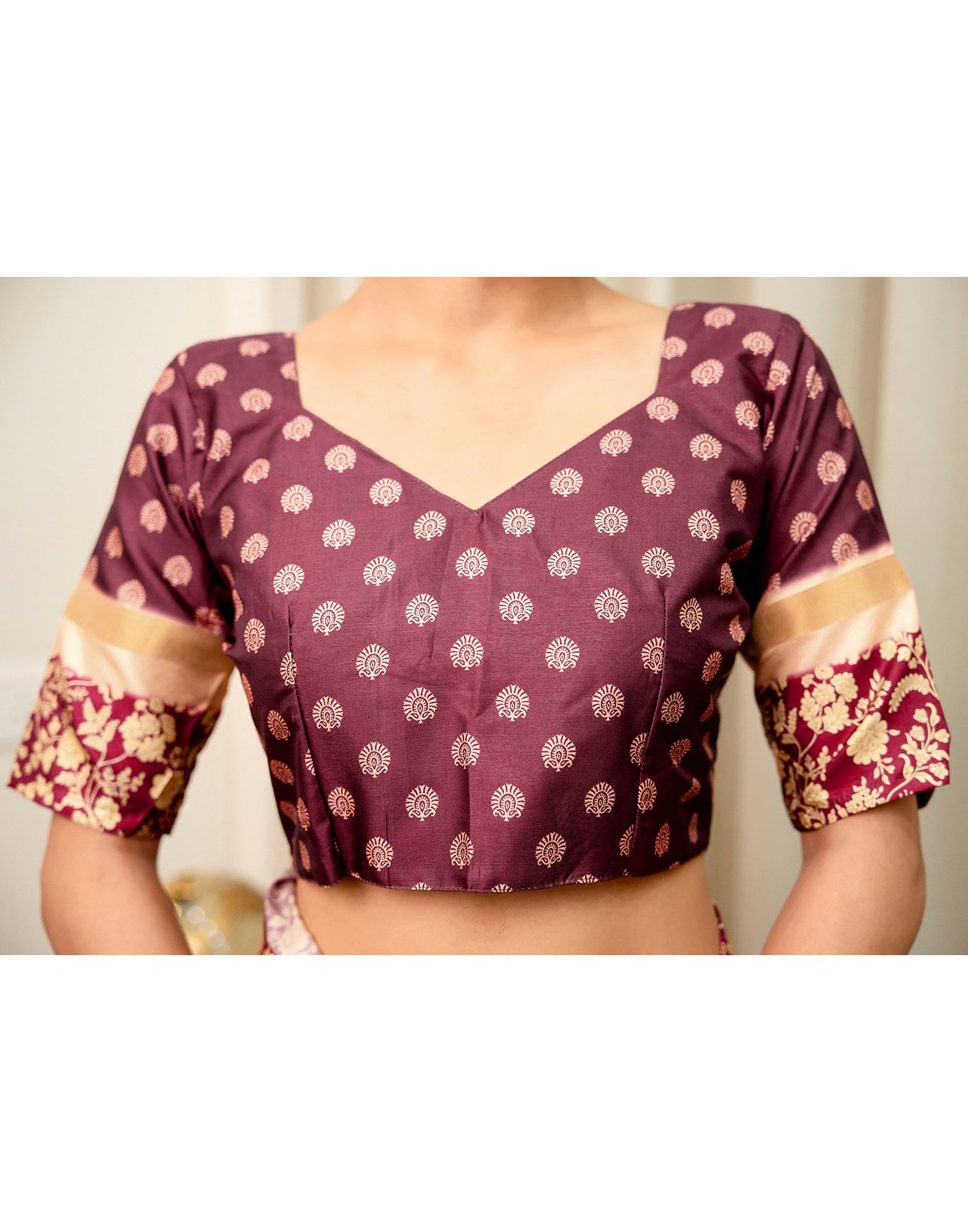 Rose Pink Silk Kalamkari Printed Saree