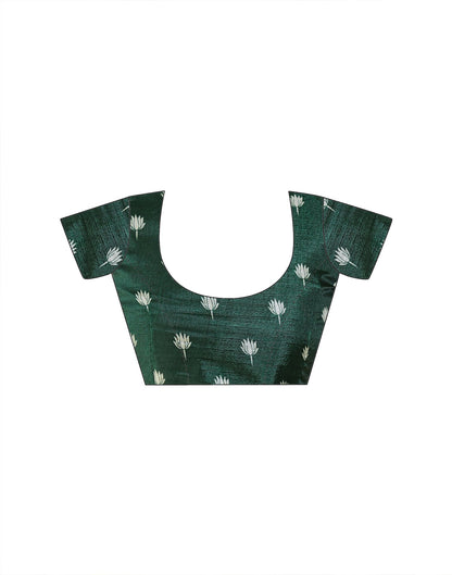 Light Green Khadi Printed Saree