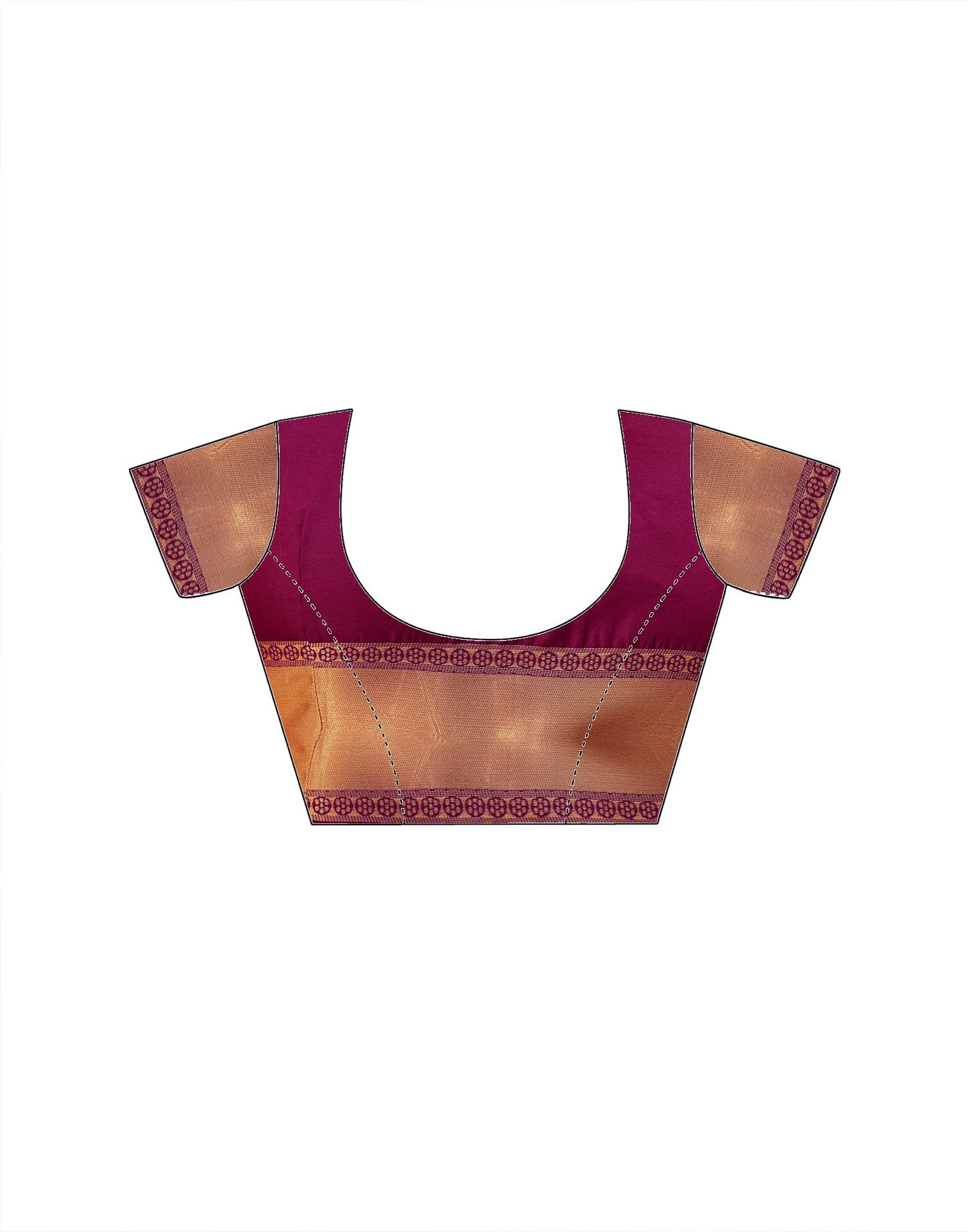 Purple Silk Woven Kanjivaram Saree