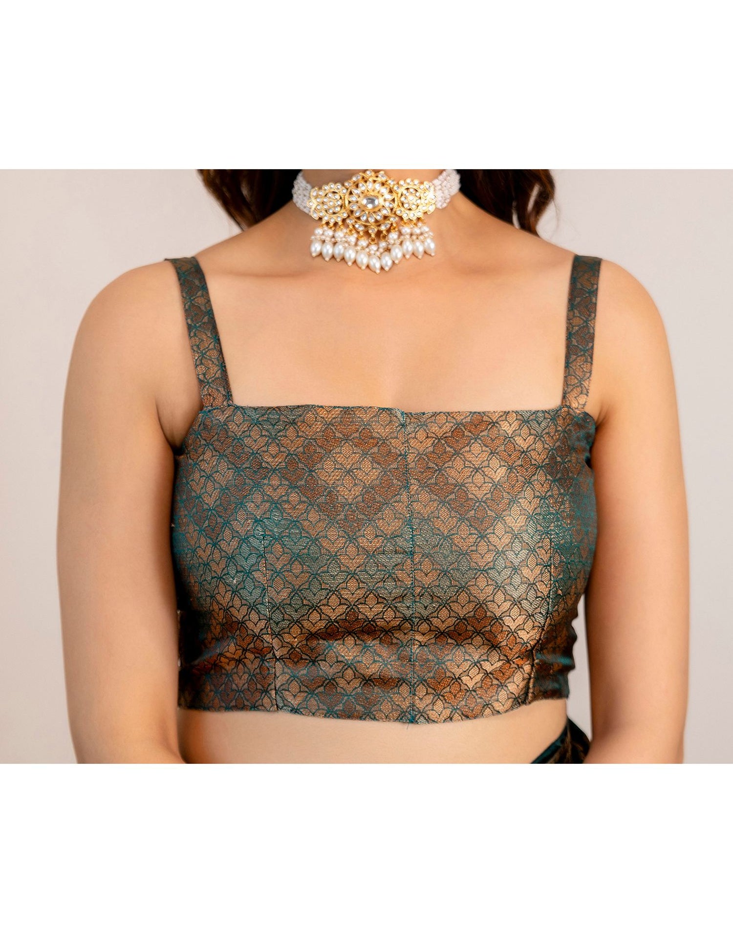 Rama Green Silk Woven Banarasi Saree
