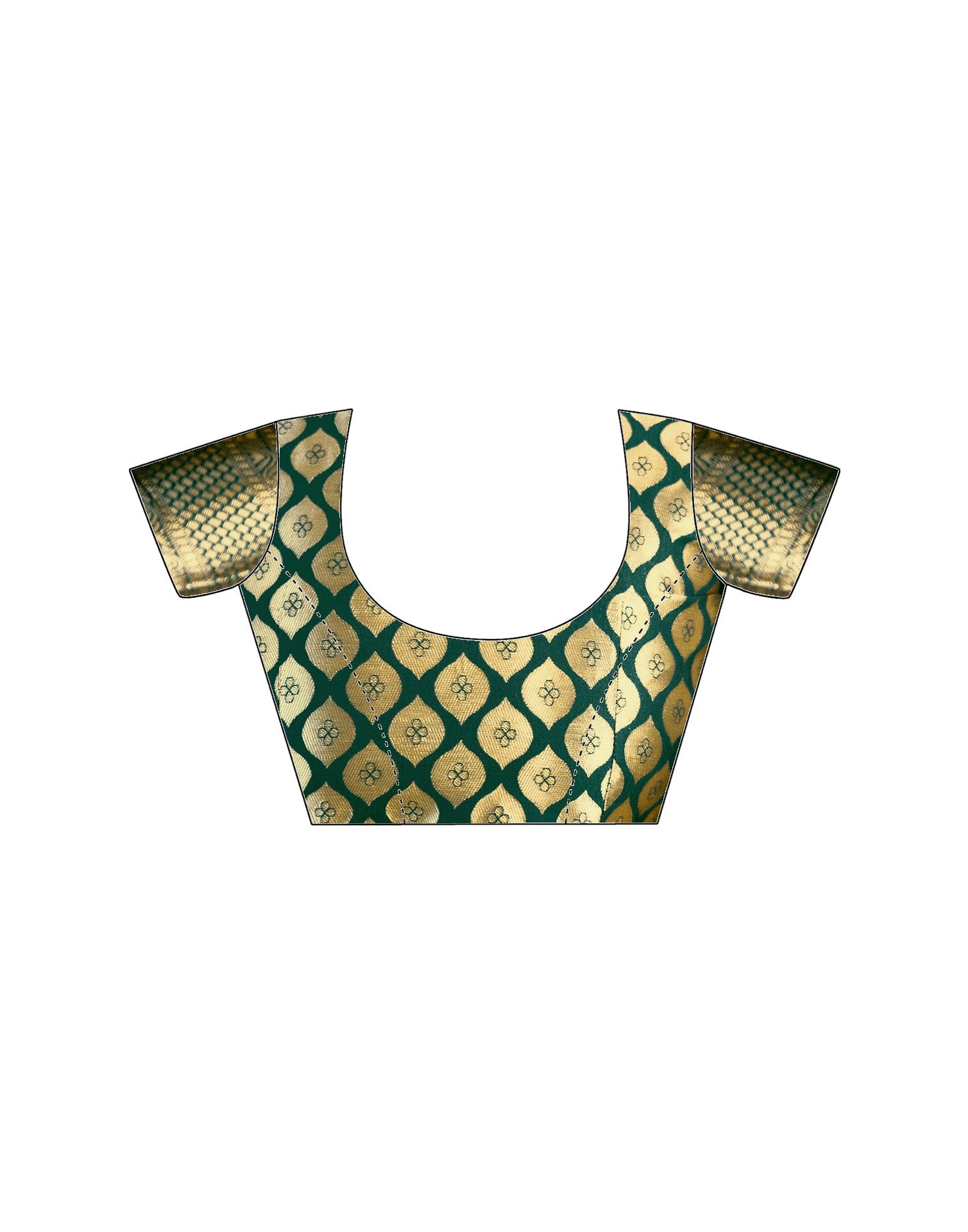 Green Silk Woven Banarasi Saree