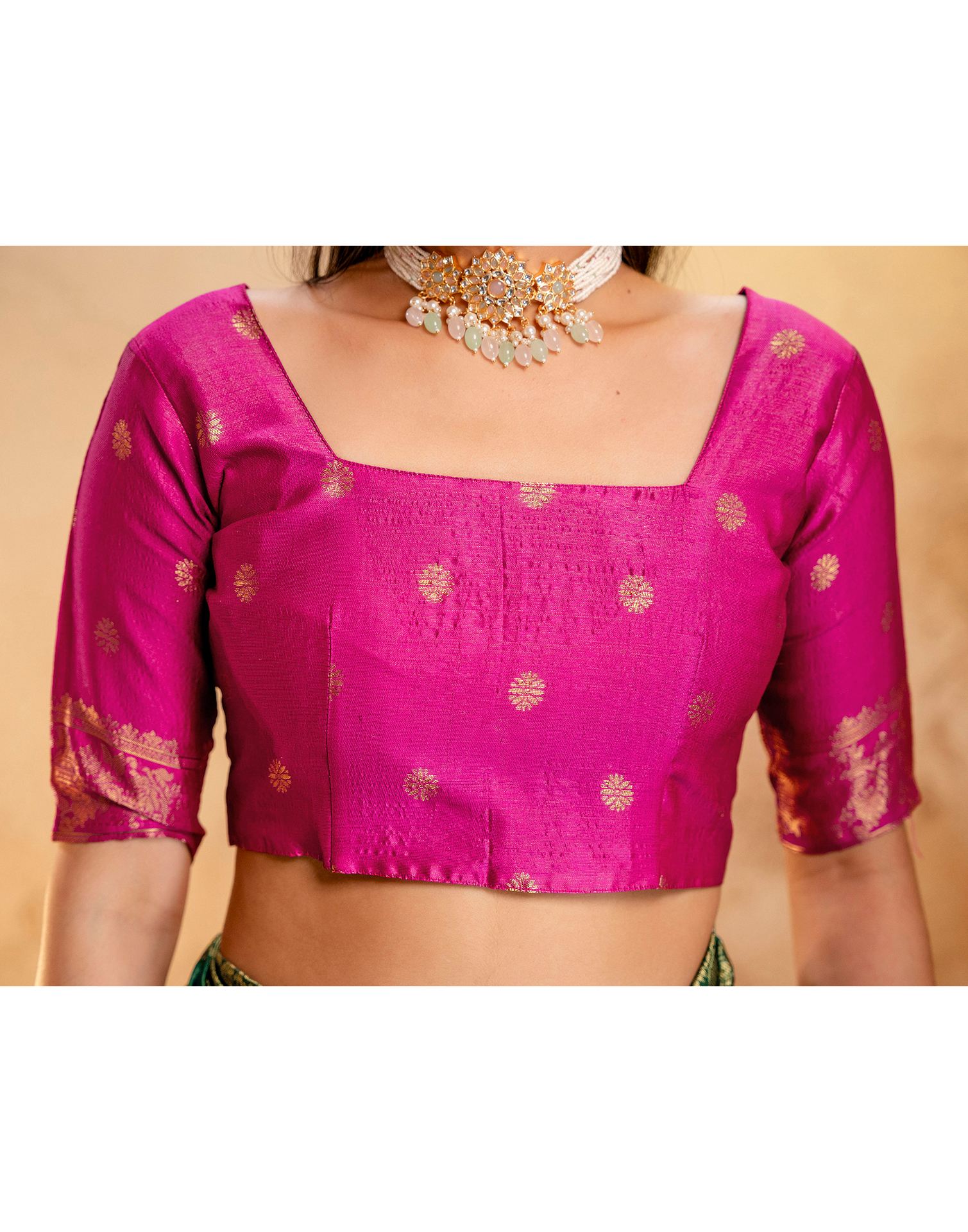 Green Silk Woven Banarasi Saree