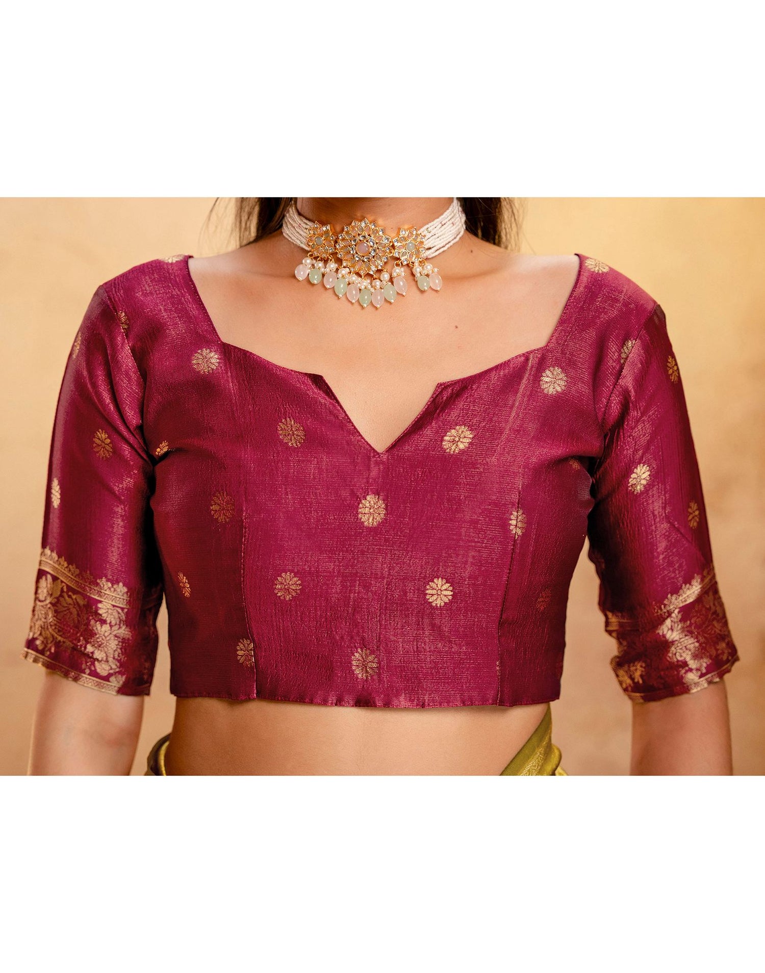 Dark Mustard Silk Woven Banarasi Saree