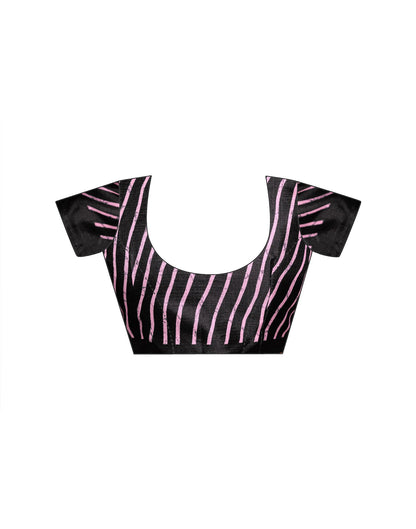 Light Pink Khadi Printed Saree