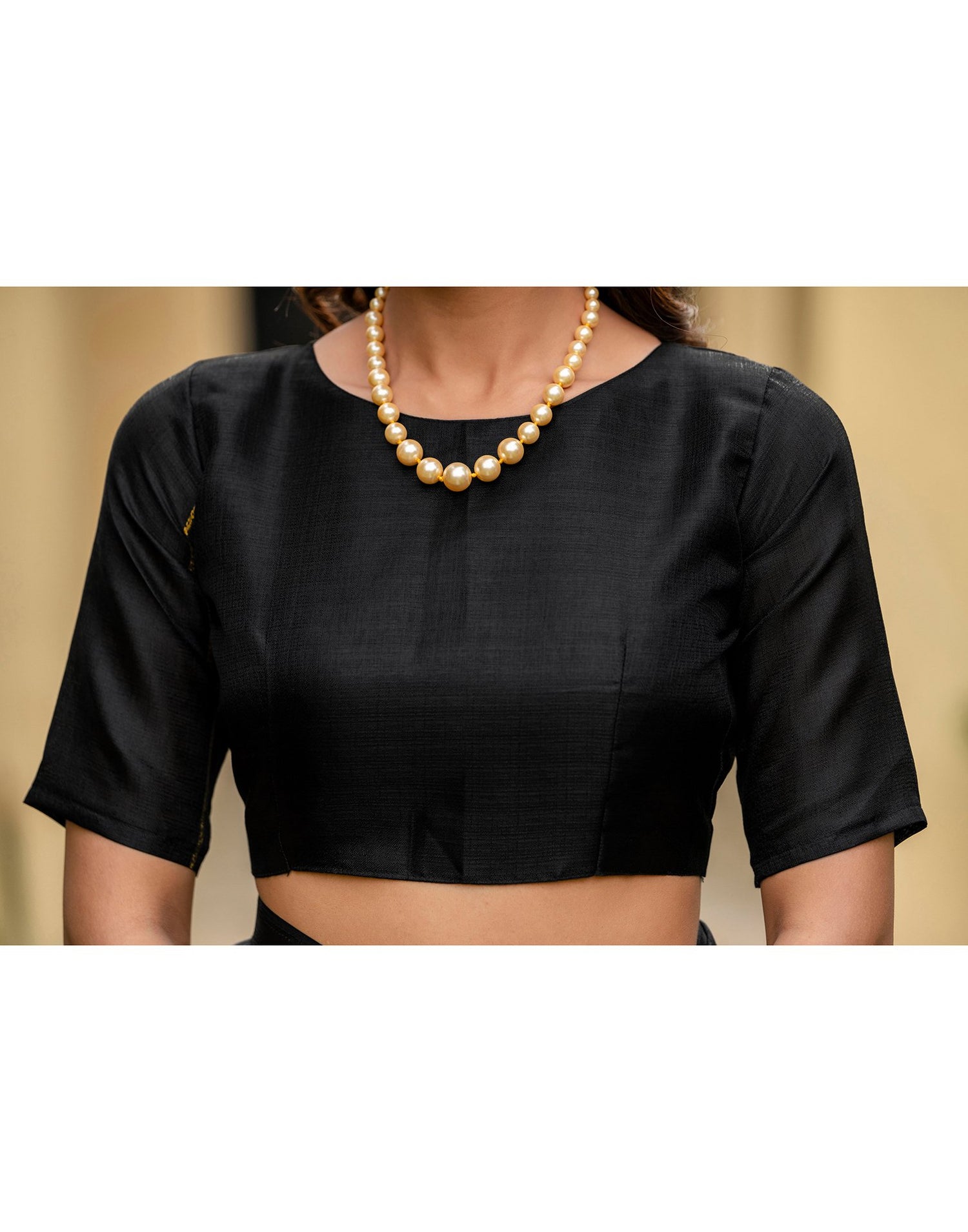Black Khadi Floral Printed Saree