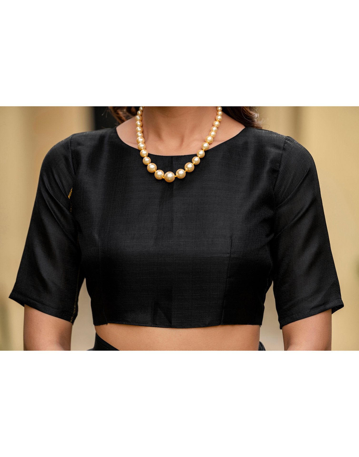 Black Khadi Floral Printed Saree