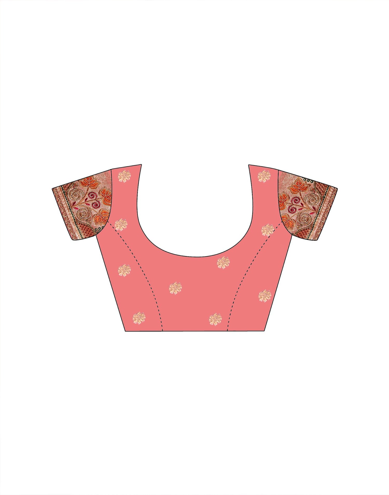 Light Pink Silk Woven Embroidery Stone Work Banarasi Saree
