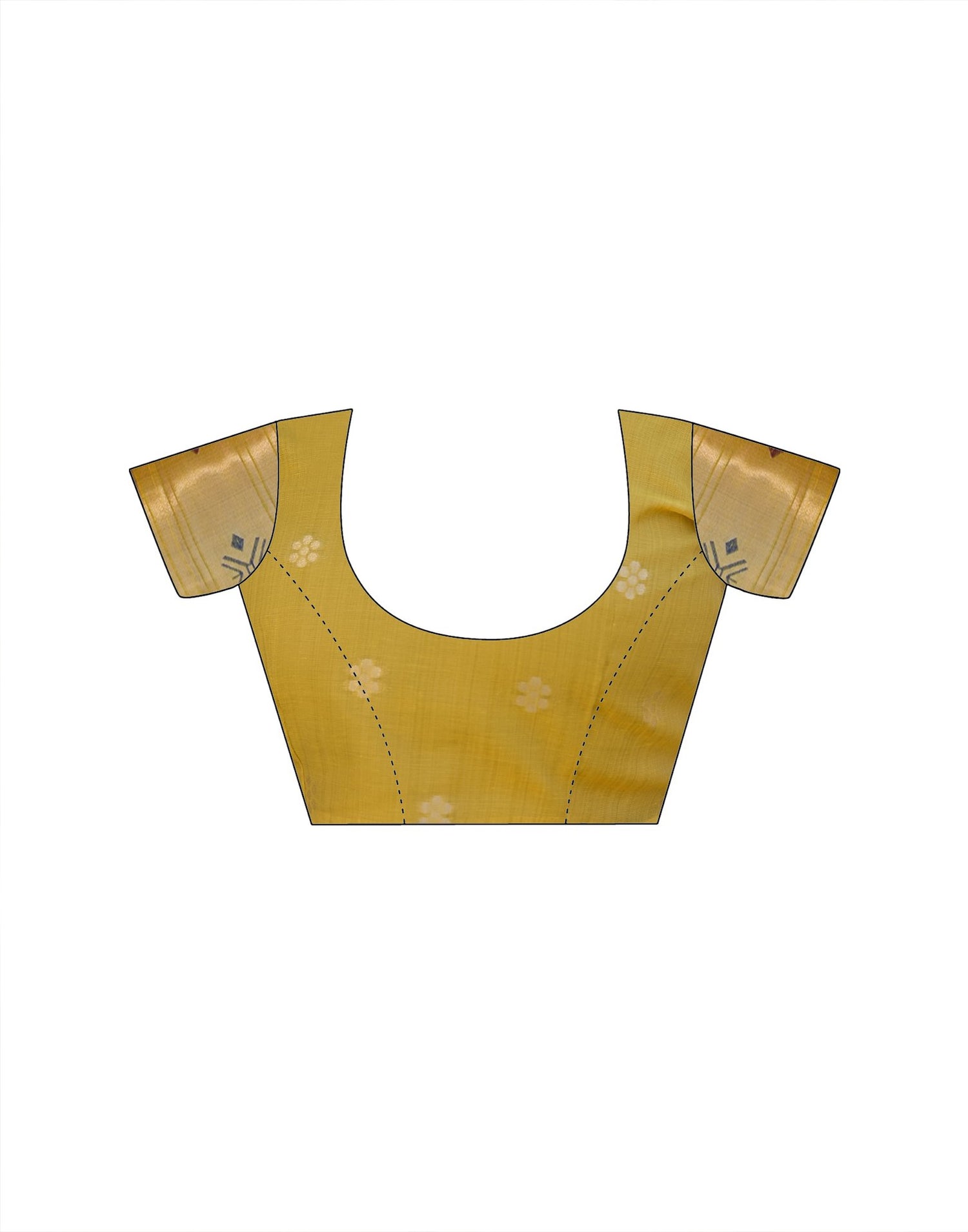 Yellow Cotton Woven Paithani Saree