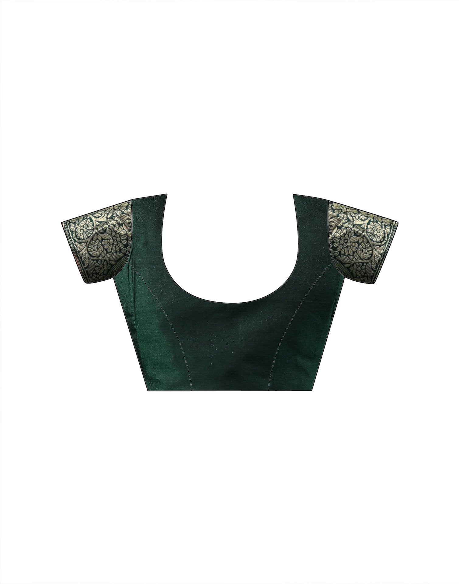 Green Silk Woven Banarasi Saree