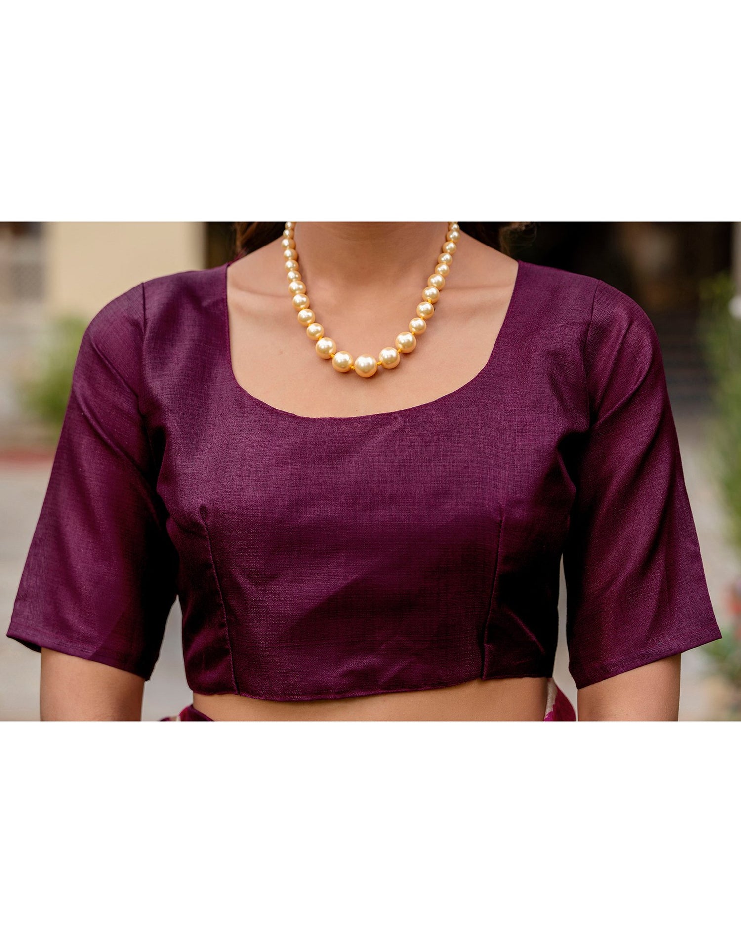 Beige Khadi Printed Saree