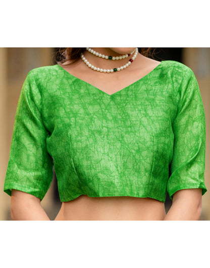 Off White Khadi Printed Saree