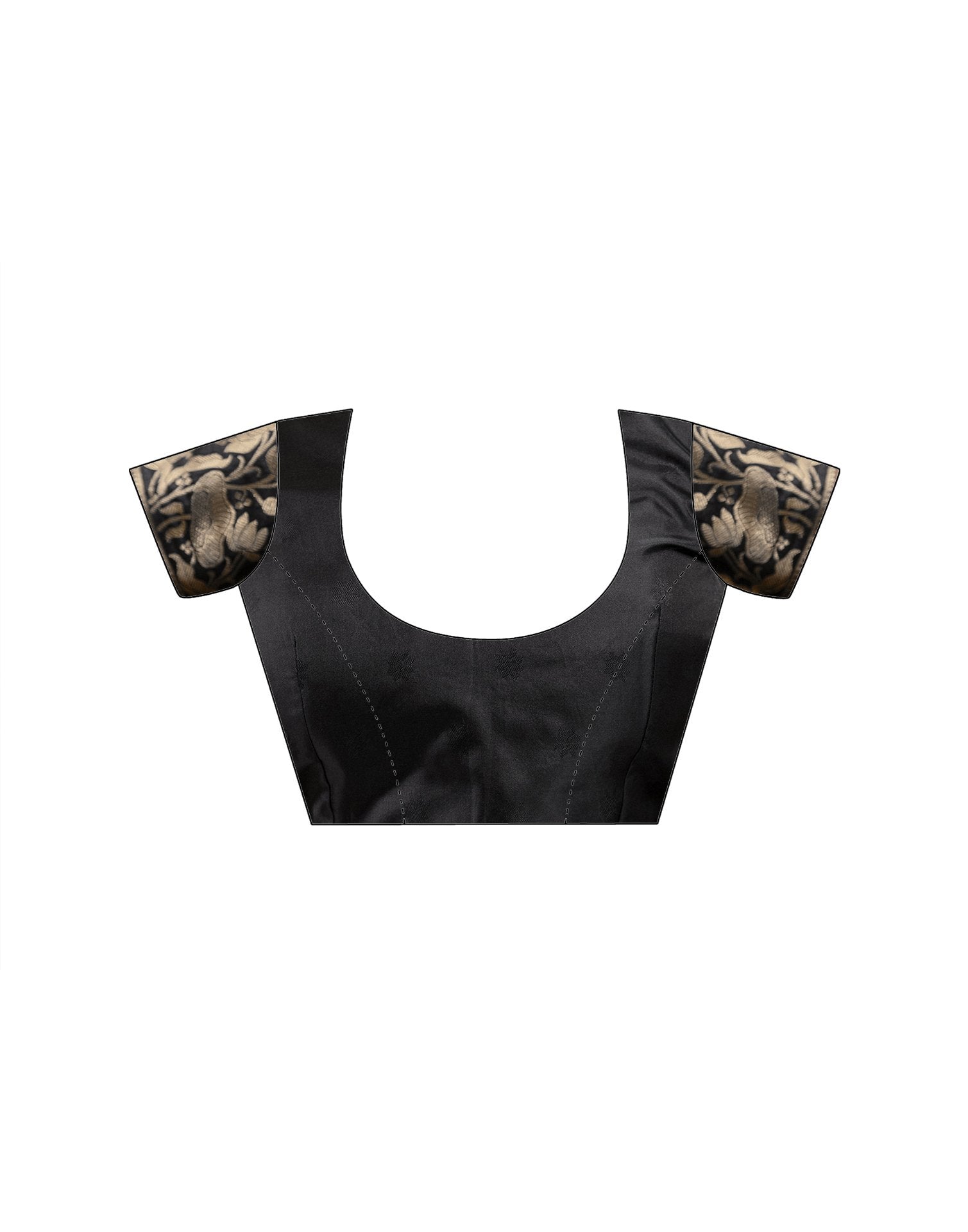 Black Silk Woven Banarasi Saree