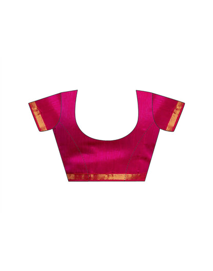 Pink Chiffon Mirror Work Bandhani Printed Saree